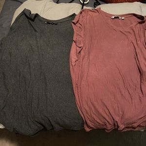 2 Athleta soft flowy tops